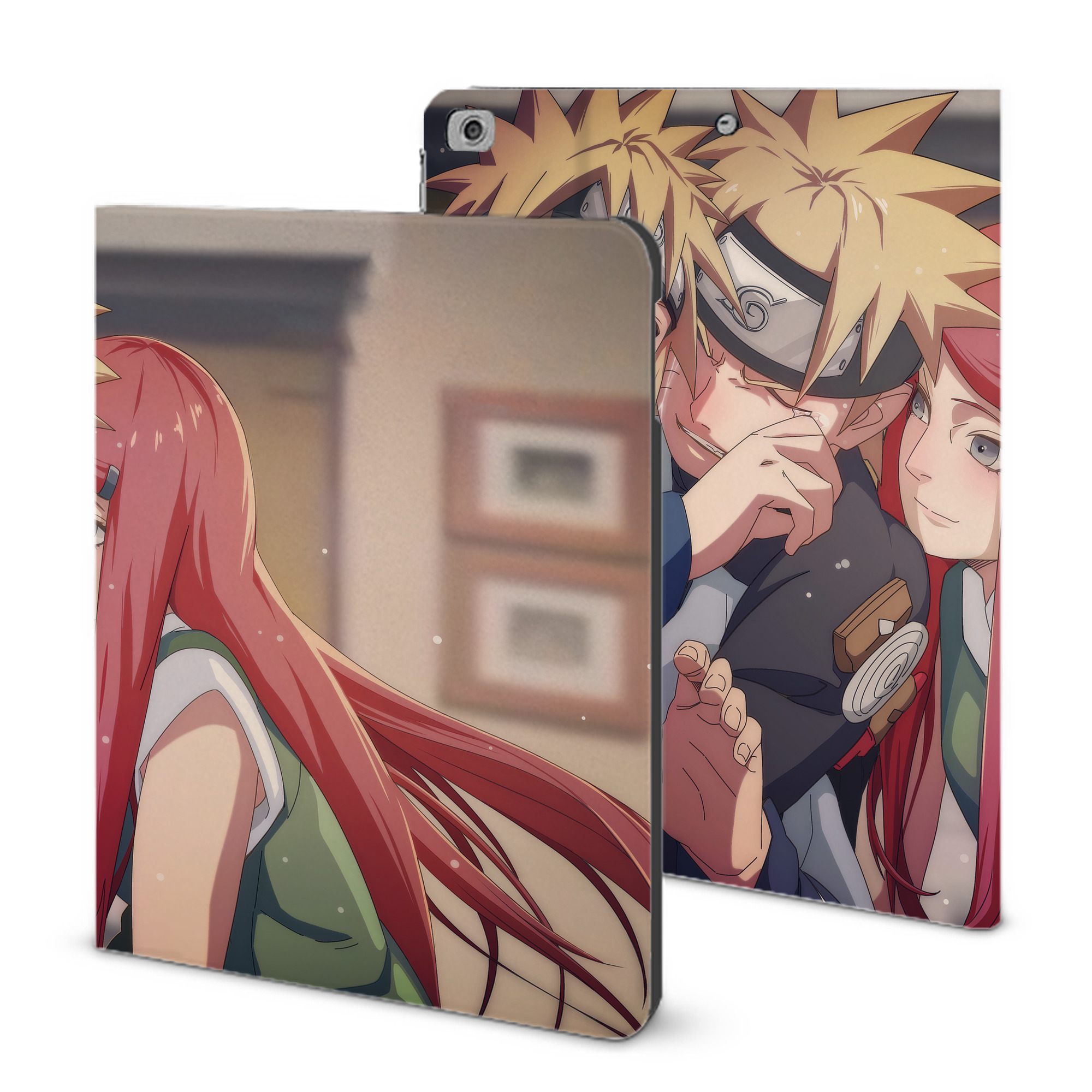 （画像用） NARUTO -ナルト- NARUTO -ナルト- 疾風伝 IPad ケース ブック型 PUレザー TPU 耐衝撃 軽量 薄型 ペン収納なし 全面保護 IPad 各モデル対応